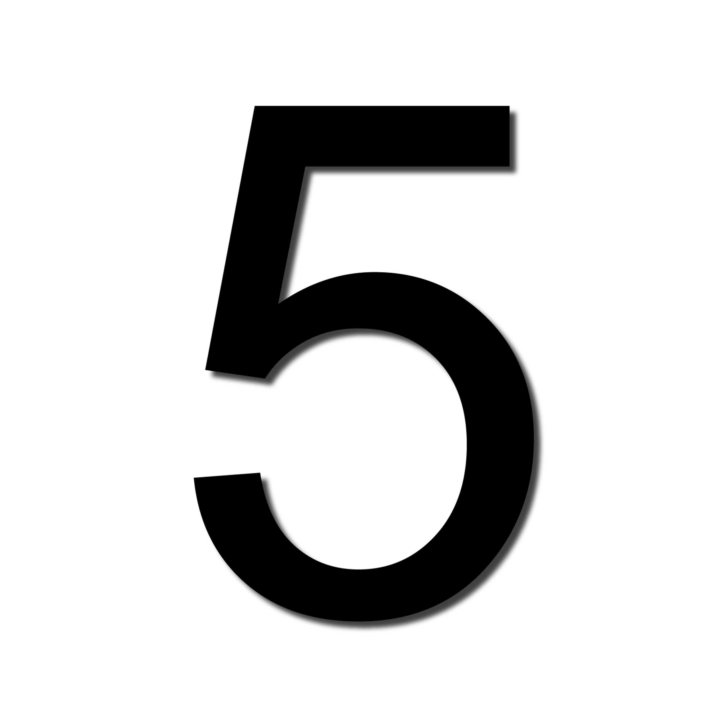 Картинка с цифрой 5